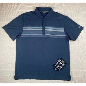Travis Mathew Polo Shirt Men's Size 2XL Seacliff Country Club Logo Free Koozie